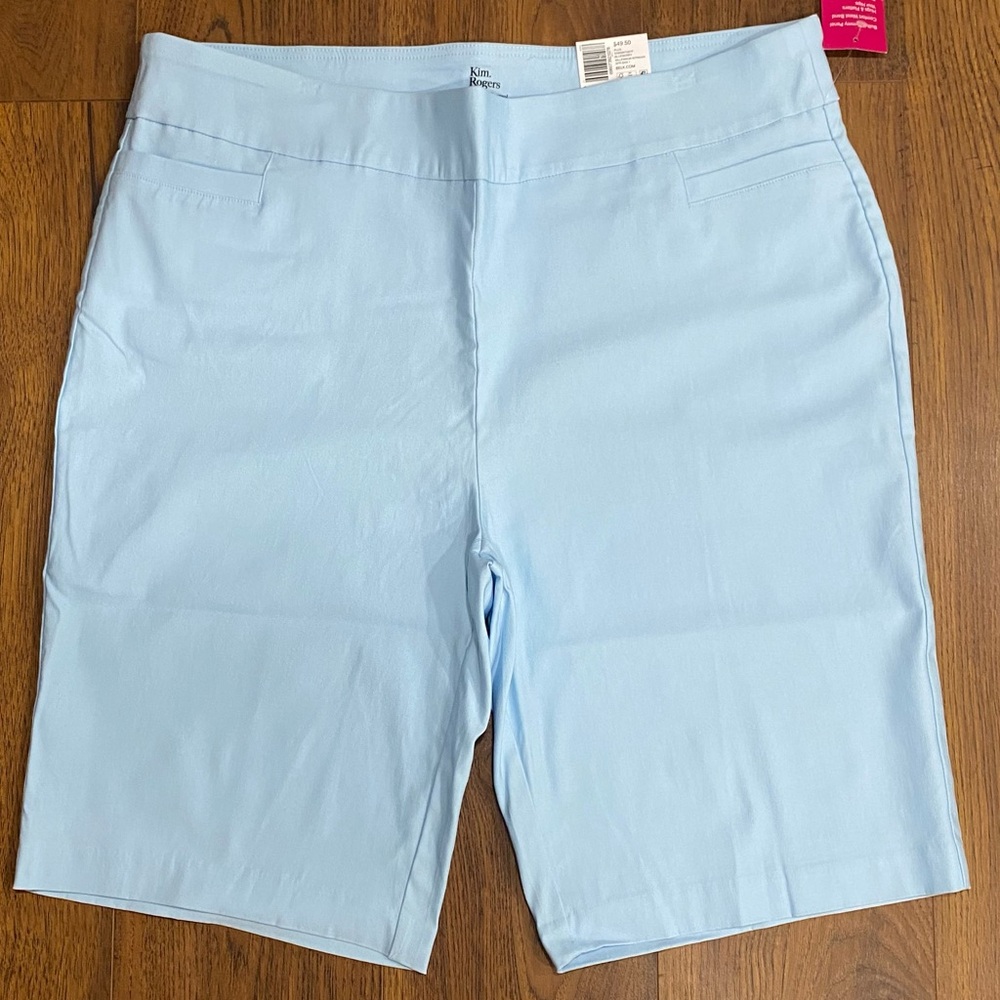 🫐Kim Rogers Blueberry Millennium Light Blue Bermuda Shorts
